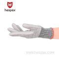 Hespax Protective Safety Glove PU Palm Coated Anti-cut